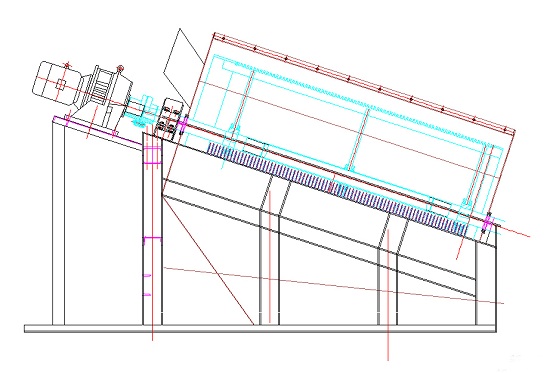 滾筒篩結(jié)構(gòu)圖 滾筒篩結(jié)構(gòu)圖